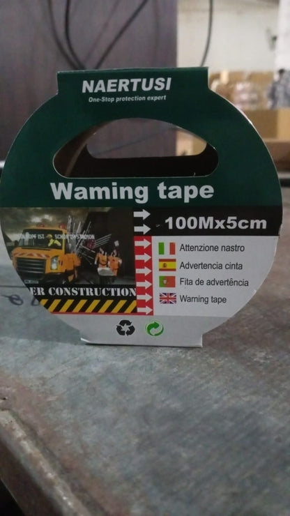Safety Warning Tape, Construction Barrier Tape Non-Adhesive (100Mx5CM) signaturekarts