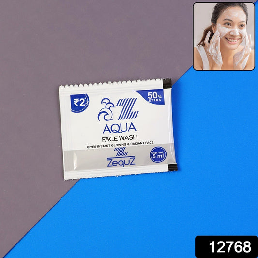 Zequz Aqua Face Wash Sachet (5 ML / 1 Pc) The Morsignaturekarts