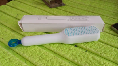 Self-Cleaning Hairbrush, Massage Comb (1 Pc / With Box), Hair accessories signaturekarts