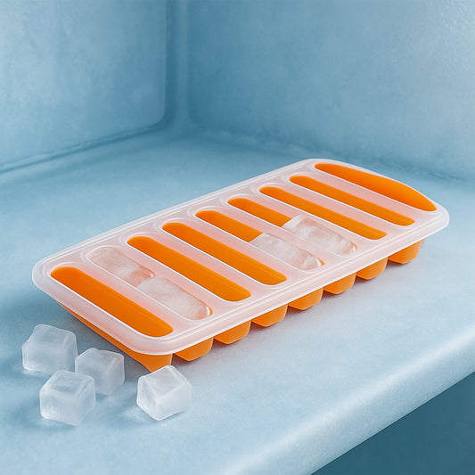 Water Bottle Ice Stick Tray with Push  Cubes Your Brand