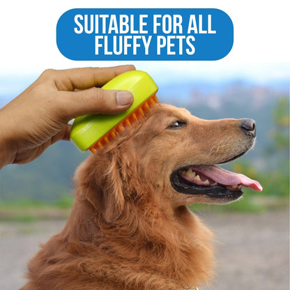 3-in-1 Cat Steamy Brush – Self-Cleaning Pet Grooming & Hair Removal Comb signaturekarts