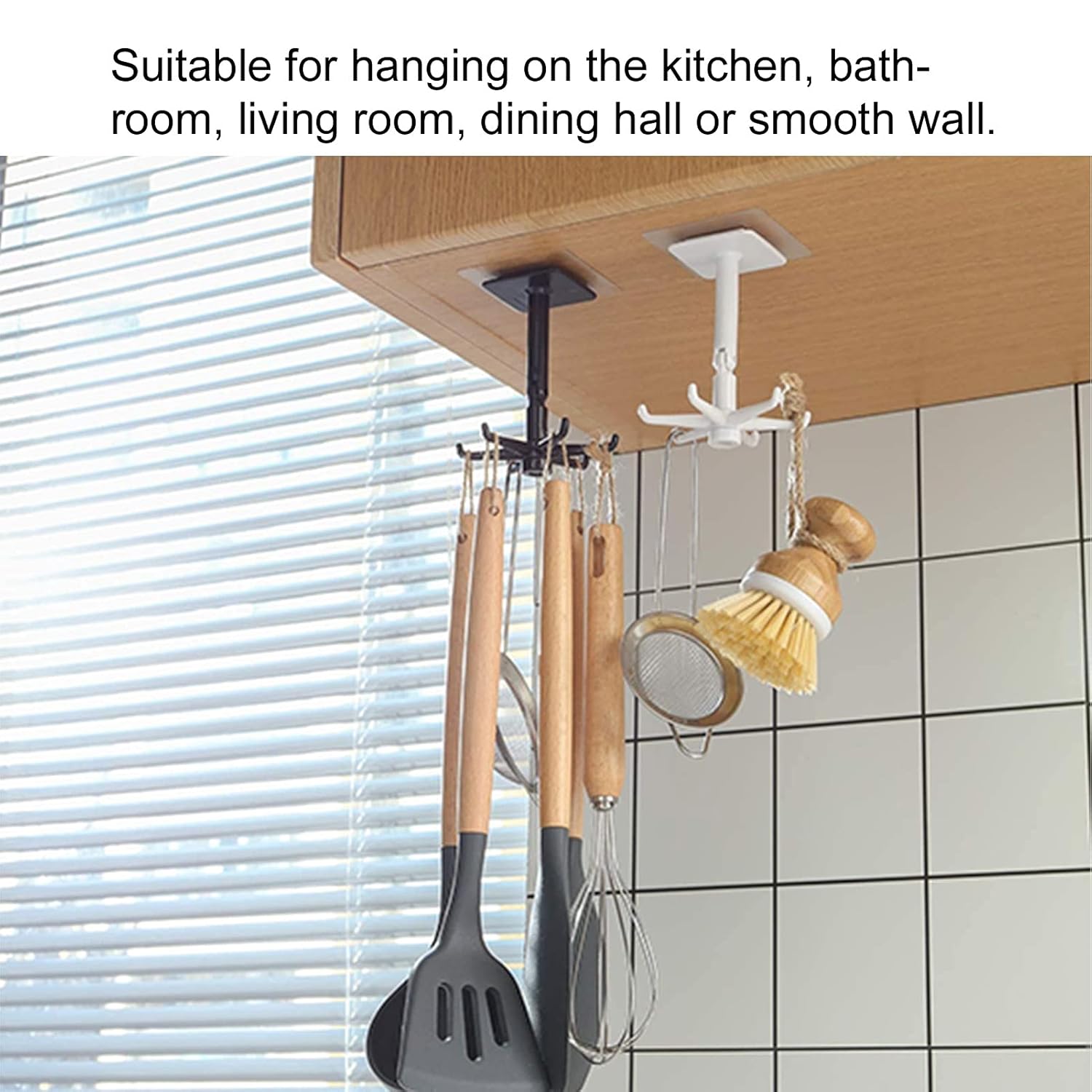 360° Rotating Folding Hook Self-Adhesive Waterproof Wall Mounted Hook Signature Kart