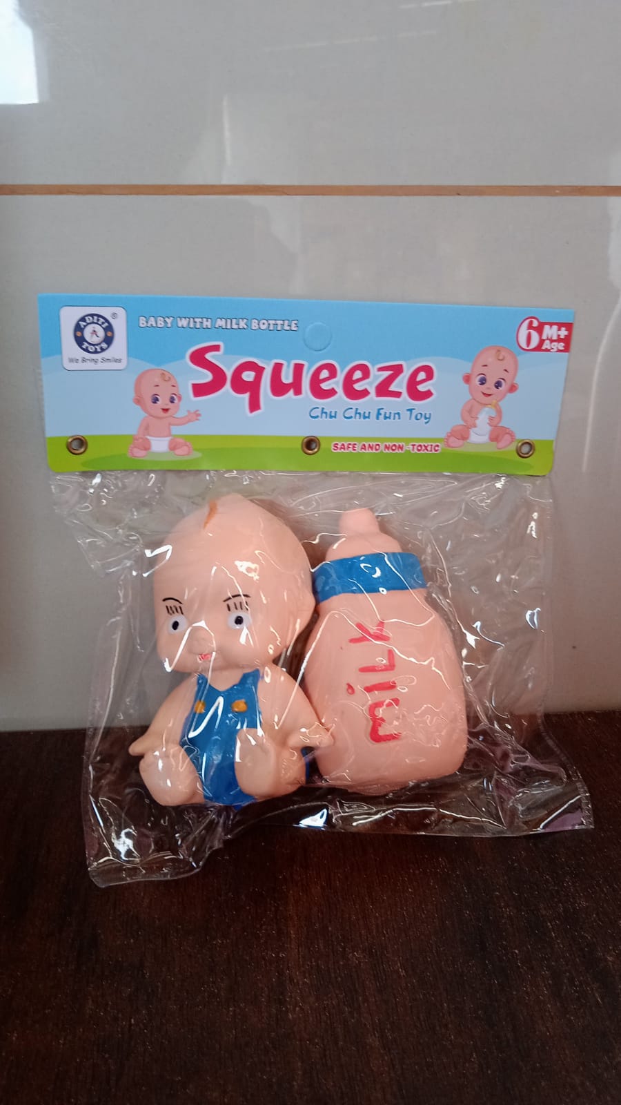 Baby And Bottle Squeeze Chu Chu Fun Toy (2 Pcs) Signaturekarts