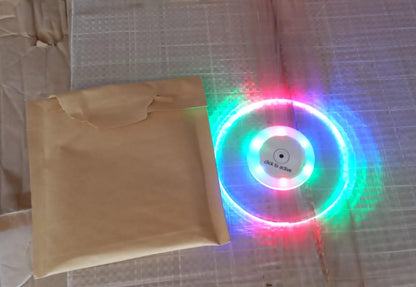 Colorful LED Cocktail Coaster, Round Ultra-Thin LED Drink Coaster (1 Pc) signaturekarts