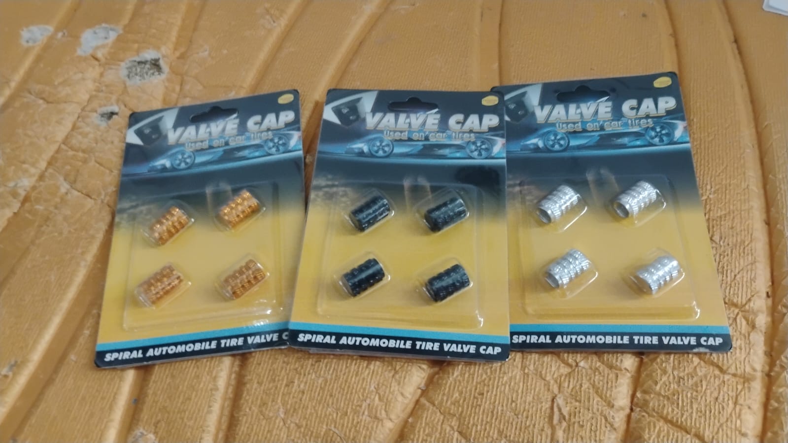 Tire Valve Stem Caps Fit 4pcs Silver Signature kart