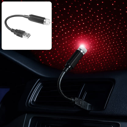 USB Star Projector – Adjustable Night Light for Home & Car Signature Kart