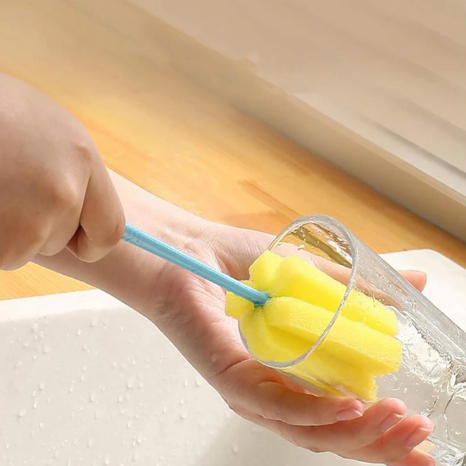 Sponge Head Household Kitchen Cleaning Tool (20Cm) signaturekarts