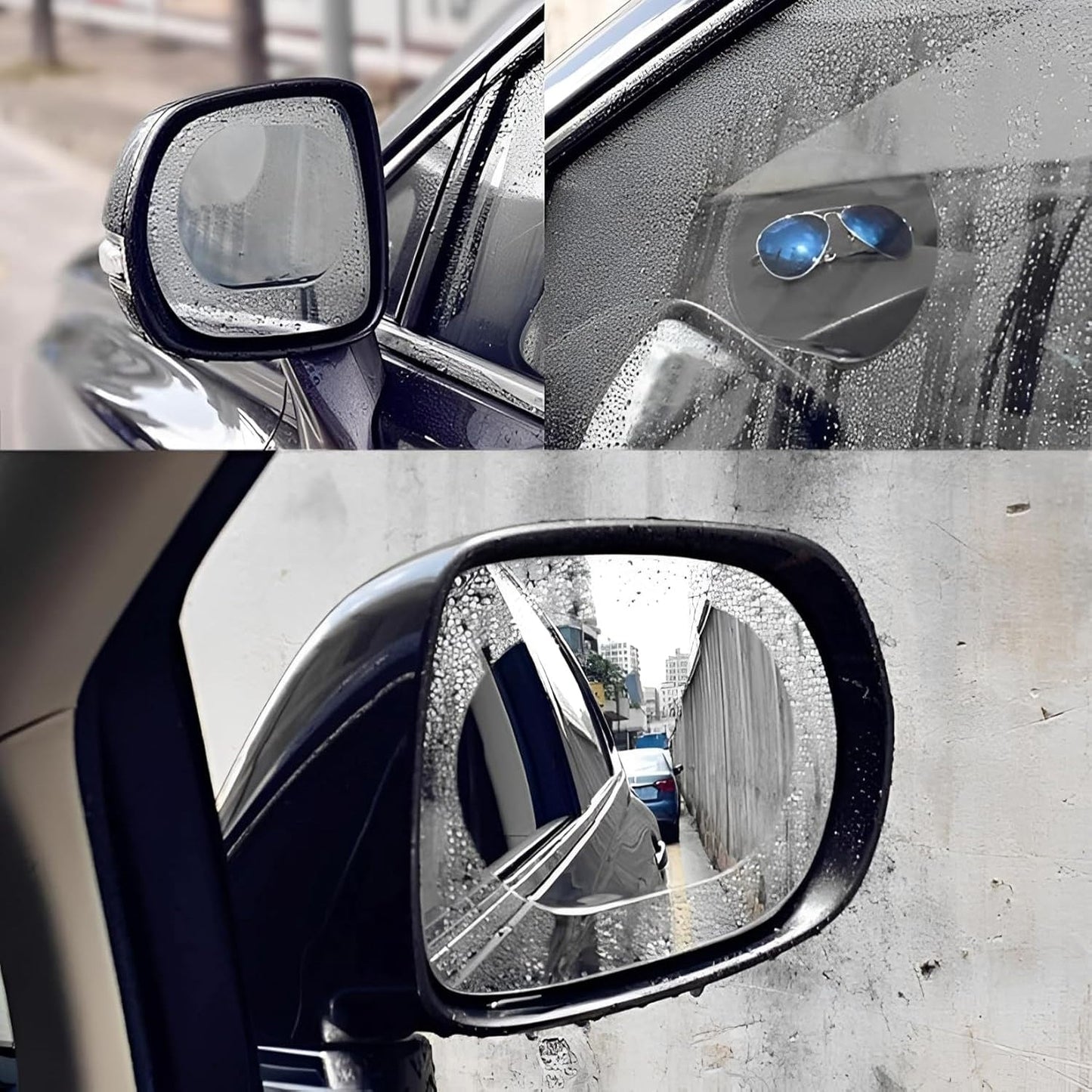 Anti-Fog & Anti-Scratch Rearview Mirror Film – HD Protective Sticker (1 Pc) Signature Kart