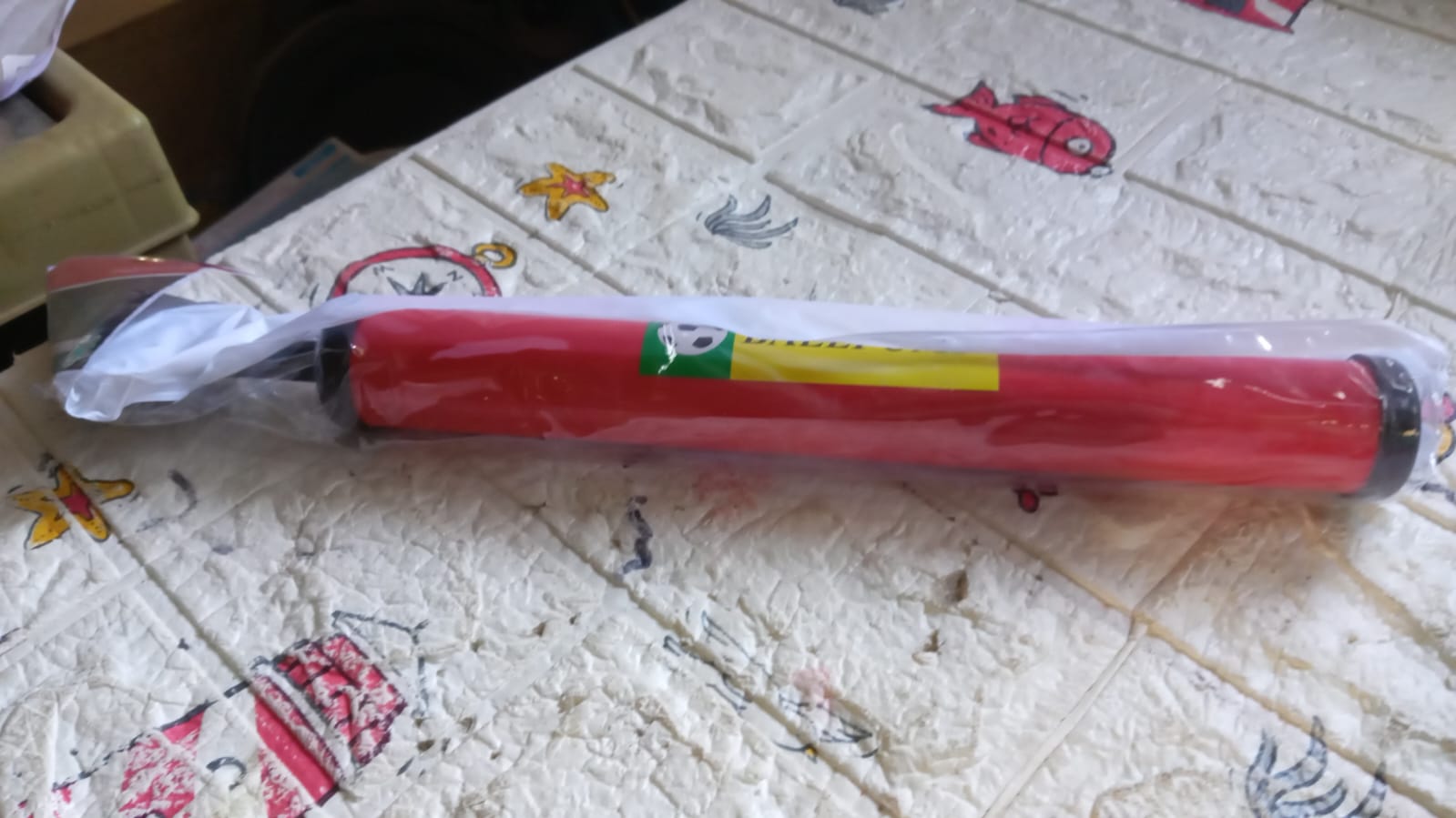 Plastic Pump for Inflating Balls (28 CM) - Inflatable Ball Development Toy signaturekarts