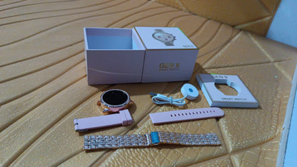 Gen 9 Diamond Strap Latest Smartwatch HD Display 2 Straps (1 Set) Signaturekarts