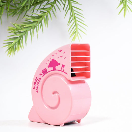 Cute USB Mini Fan: Bright, Quiet & Portable for Your Desk (Battery Not Included) signaturekarts