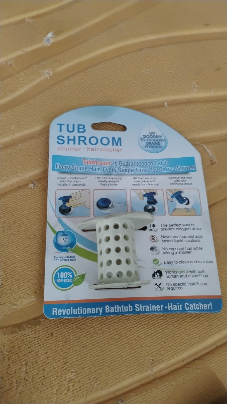 Universal Tub Drain Hair Catcher Strainer (1 Pc) Signature Kart