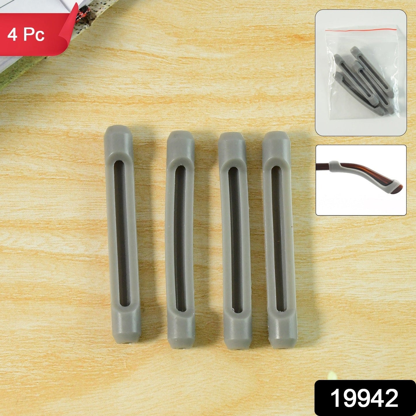 Anti-Slip Eyeglass Temple Tip Sleeves - (4 Pc) signaturekarts