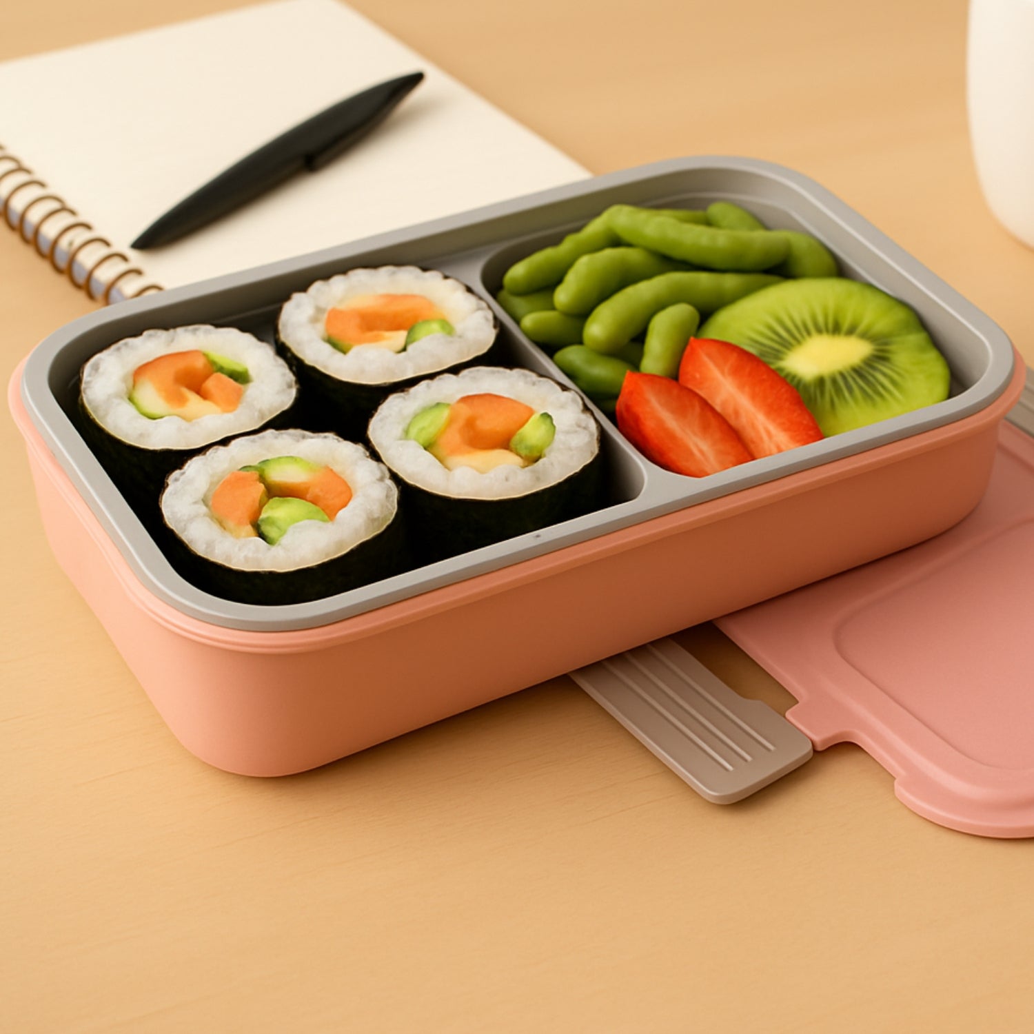 BPA-Free Snack Pack-2 Lunch Box – 2-Compartment Signature kart
