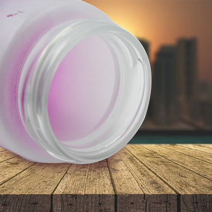 Motivational Glass Water Bottle Colorful portable Water Glass Bottle (350 ML) signaturekarts