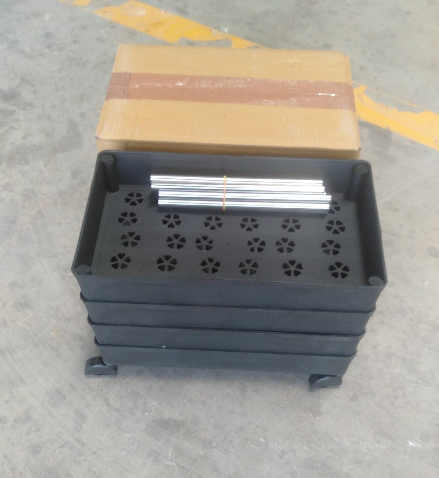 Movable Storage Rack Trolley Signature kart