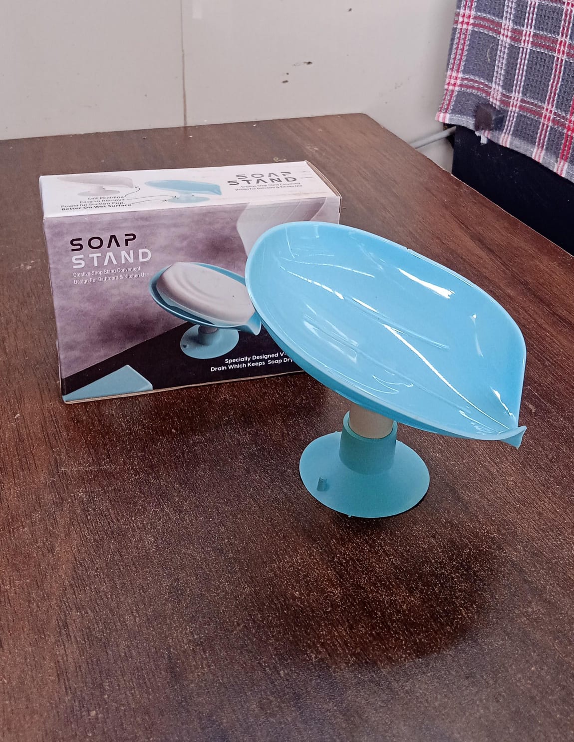 Soap Holder Stand Self Draining Soap Dish Holder Soap Box ,Sabudani (1 Pc) signaturekarts