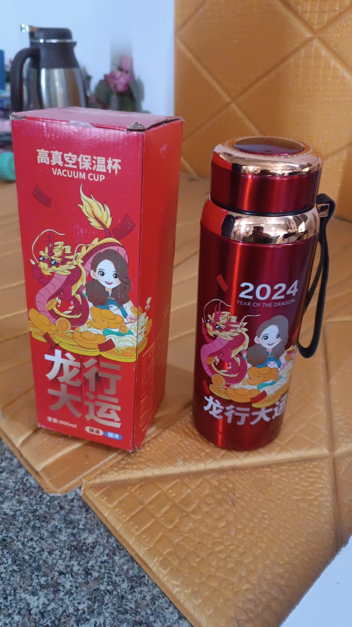 Printed Vacuum Insulated Water Bottle (1pc / 800 ML) Signature kart