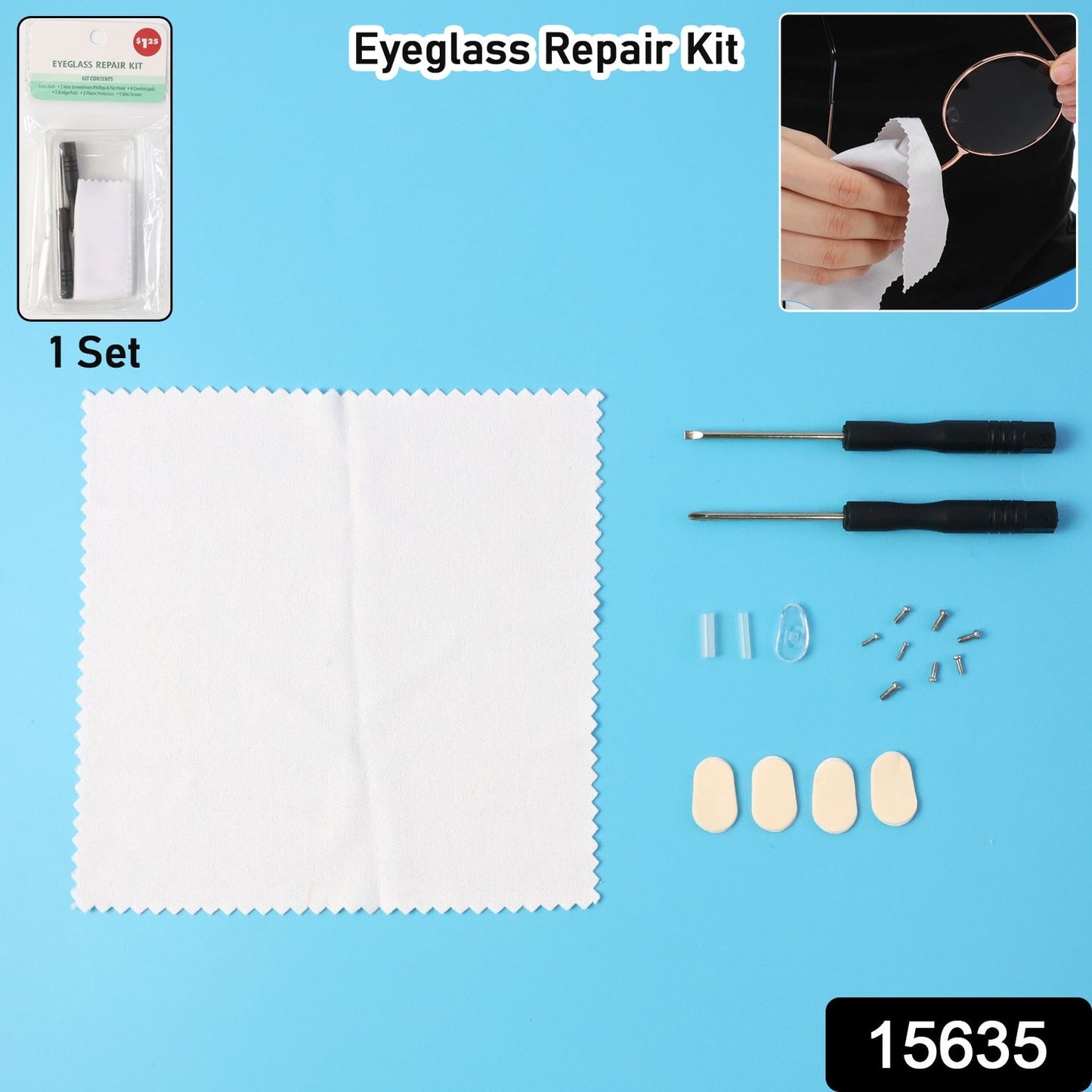 Eyeglass Repair Kit (1 Set) signaturekarts