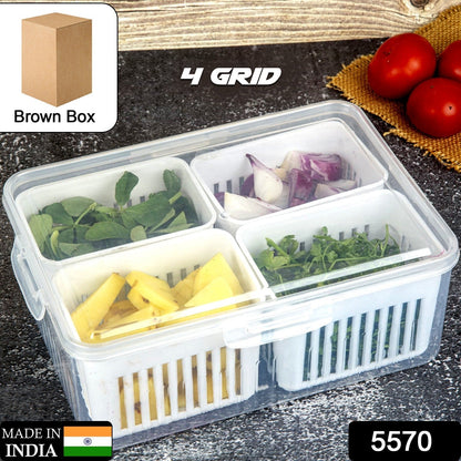 Fridge Storage Box – Freezer & Kitchen Organizer for Vegetables & Food (1 Pc) signaturekarts