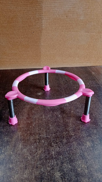Stainless Steel Single Ring Matka Stand Signature Kart