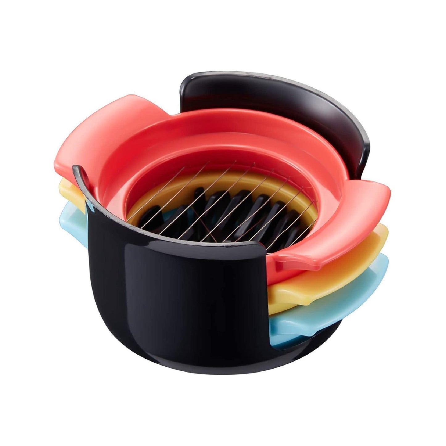 Multifunctional 3-in-1 Egg Cutter - Stainless Steel Slicing Tool with Durable Wires Signaturekarts