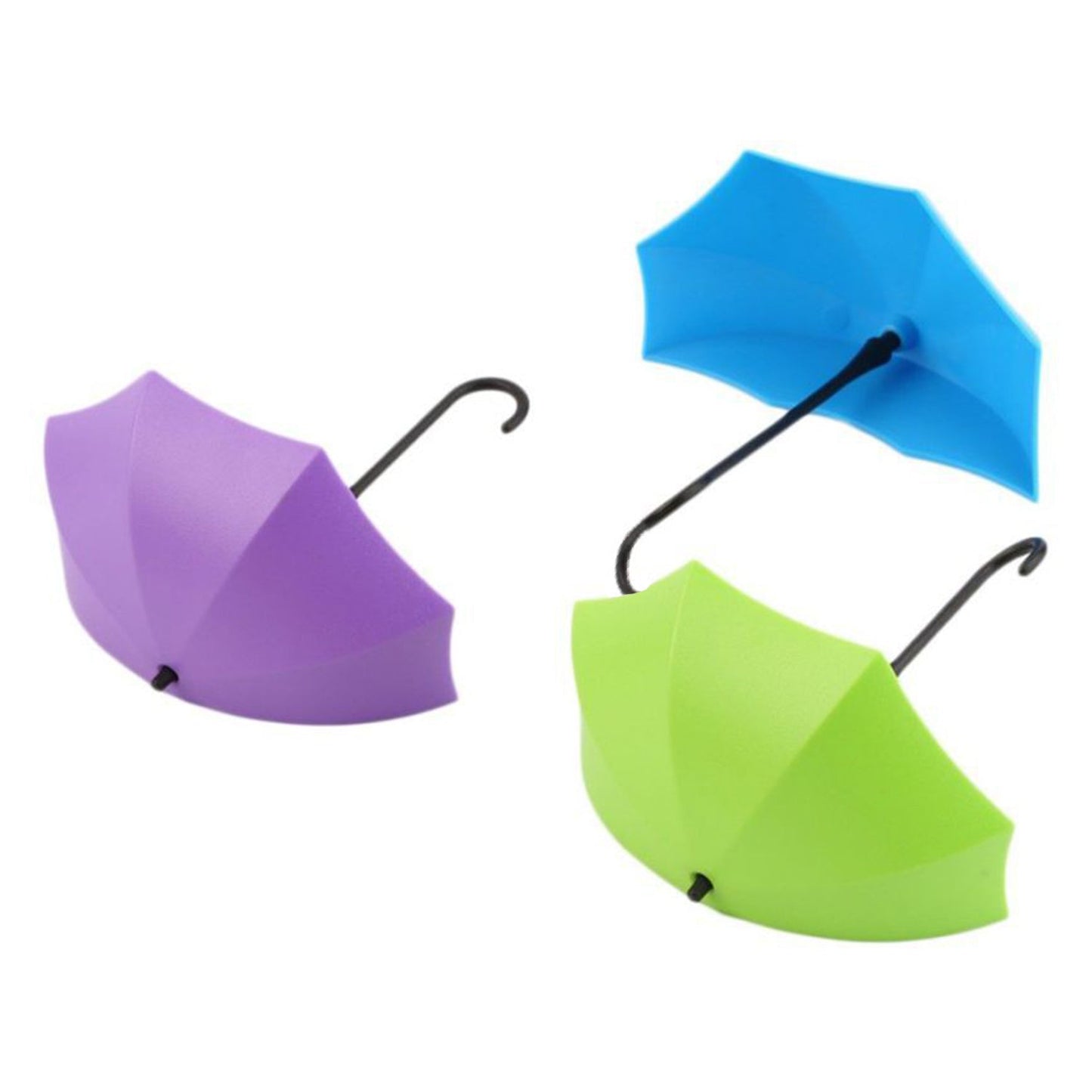 Multipurpose Umbrella Key Hat Holder Wall Hanging Hook Multicolor signaturekarts