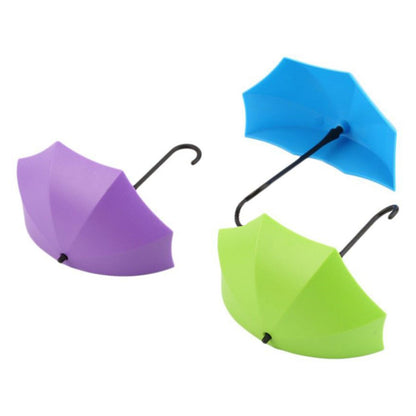 Multipurpose Umbrella Key Hat Holder Wall Hanging Hook Multicolor signaturekarts