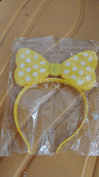 LED Glowing Bow Hairband (1 Pc) Signature kart