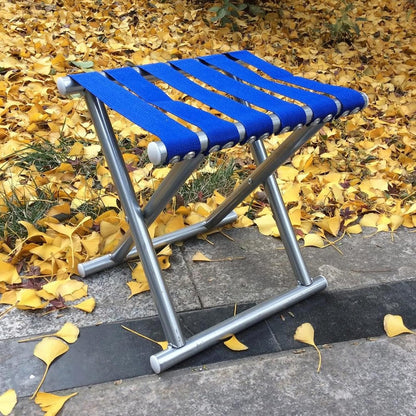 Folding Travel Stool Portable Outdoor Chair for Fishing Hiking & Picnic (1 Pc) signaturekarts