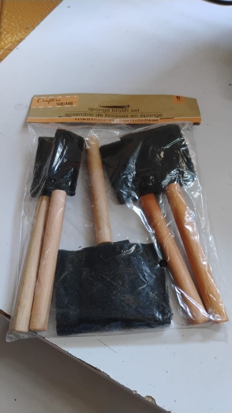 Multipurpose Sponge Brushes for Painting with Wooden Handles Signature kart