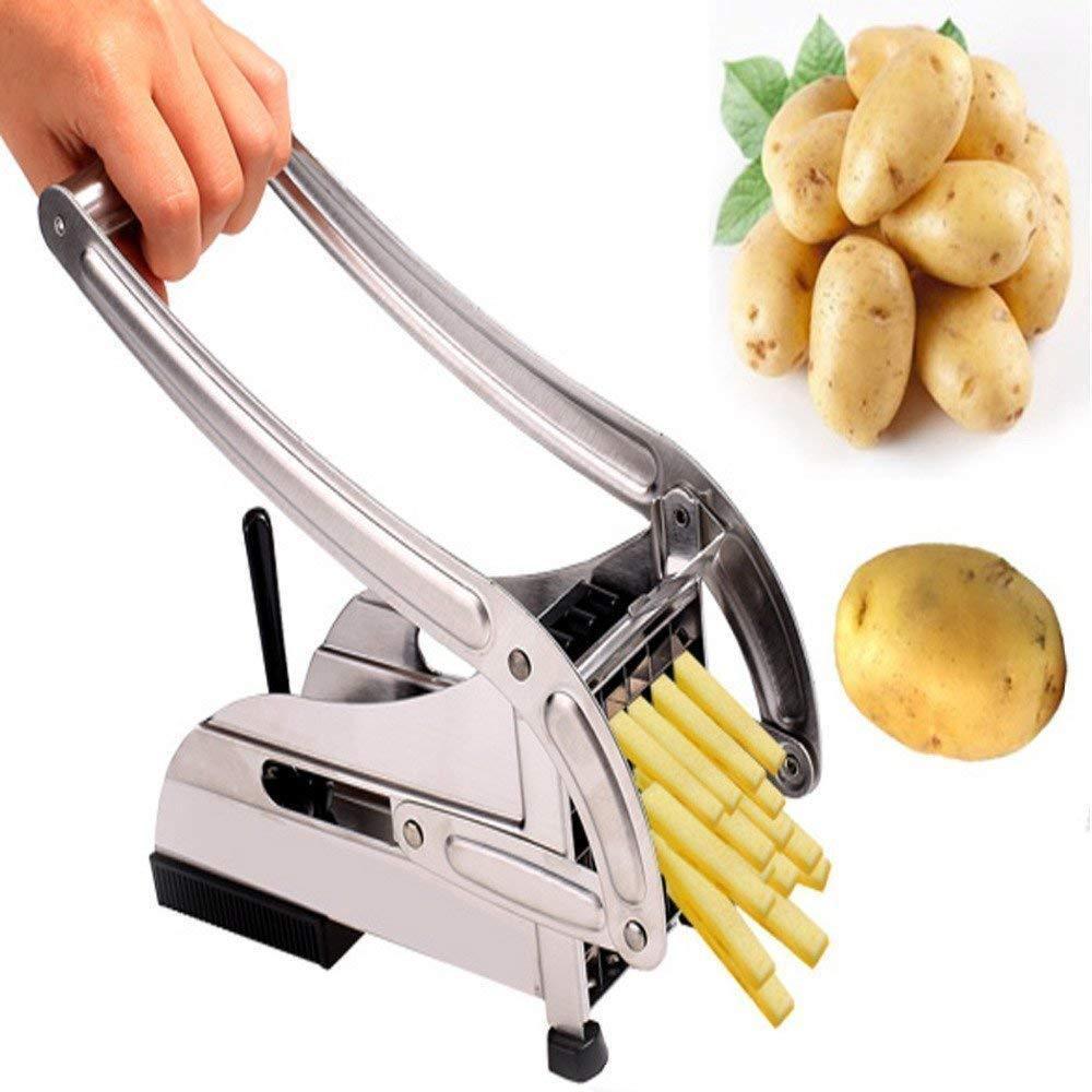 French Fries & Potato Chips Cutter Machine with Blade signaturekarts