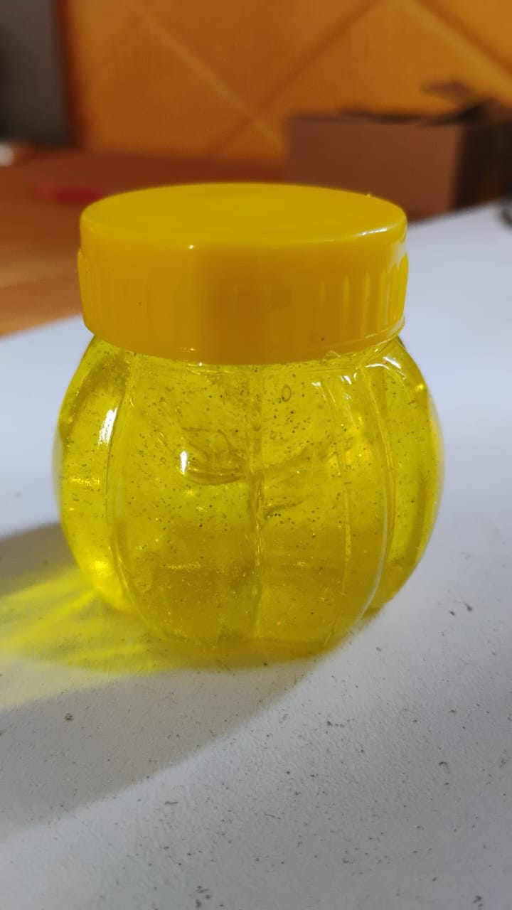 Soft Jar Slime Combo of Glitter Slime and Crystal Slime Your Brand