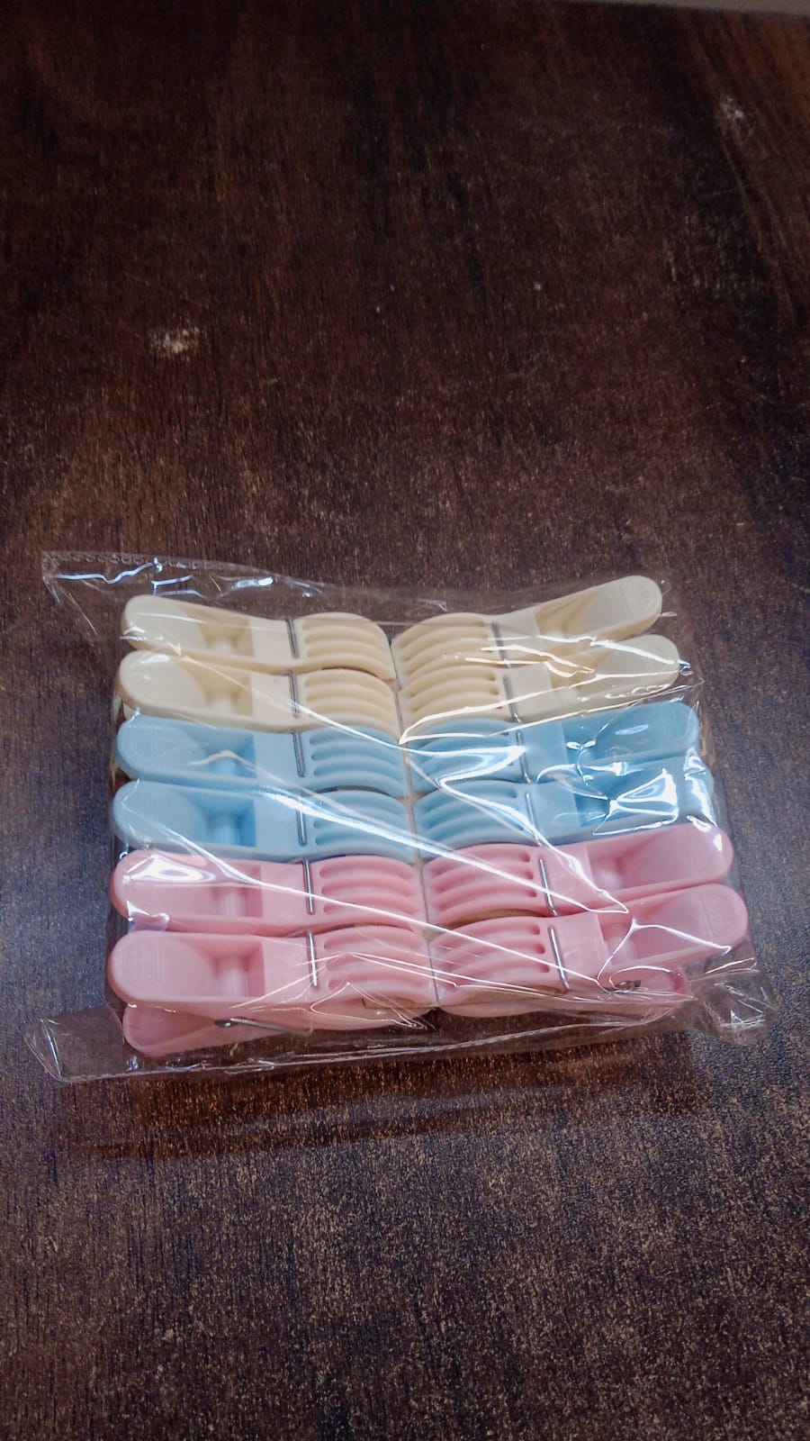 Plastic Cloth Clips (Multicolour) - Pack of 12 Signature kart