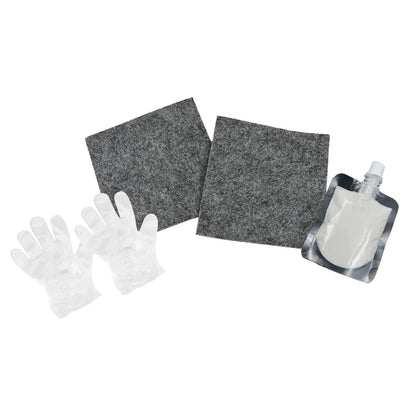Nano Magic Car Scratch Remover Cloth, Multipurpose Scratch Repair Cloth, Cloth for Car Paint Scratch Repair, Easy to Repair Slight Scratches on the Surface Polishing Repeatable Use for All Kinds of Car (45 ML Repair Solution, 2 Gloves, 2 nano Cloth) signaturekarts