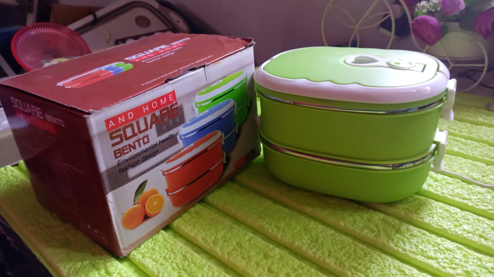 Lunch Box 900/1800ml Stainless Steel Kitchen Insulated Thermal Lunch Box signaturekarts