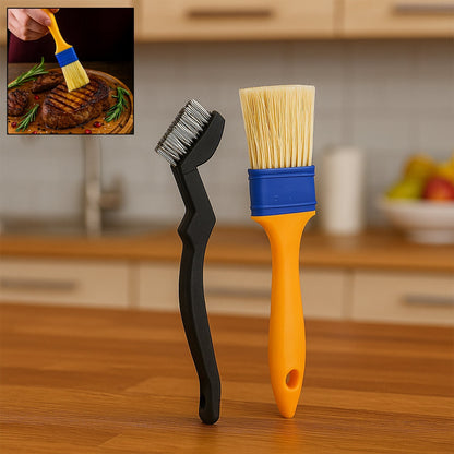 Multifunction Basting Brush – Cooking & Baking Set (2 Pcs) signaturekarts