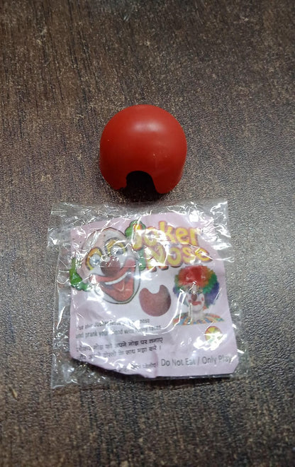 Small Plastic Joker Clown Nose toy (1 Pc / Mix Color & Design) Signaturekarts