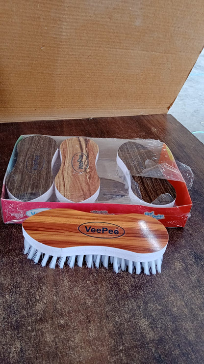 VeePee Ergonomic Curved Laundry Brush Set (4 Pc) Signature Kart