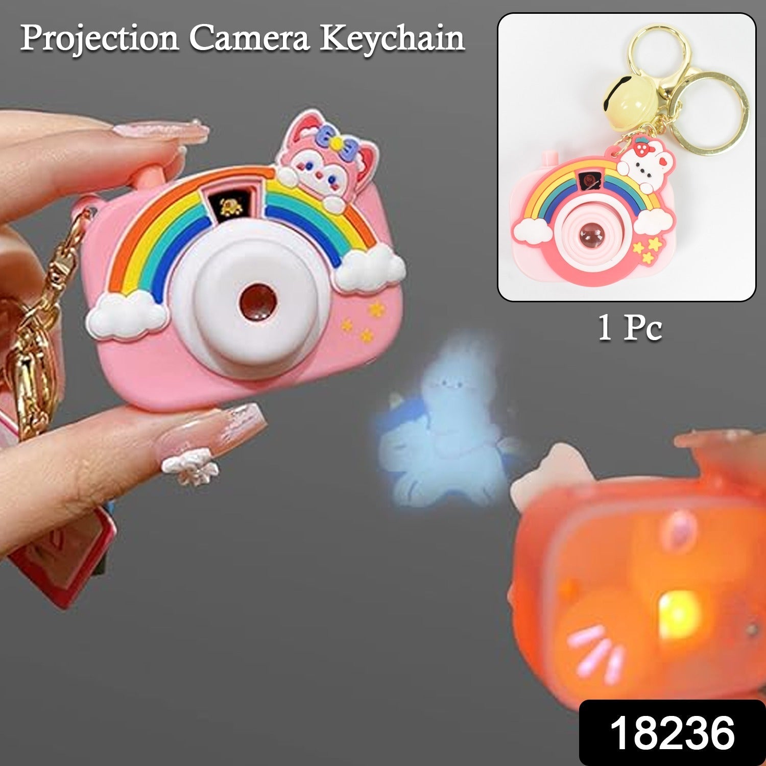 Projective Camera Keychain (1 Pc / Mix design) signaturekarts