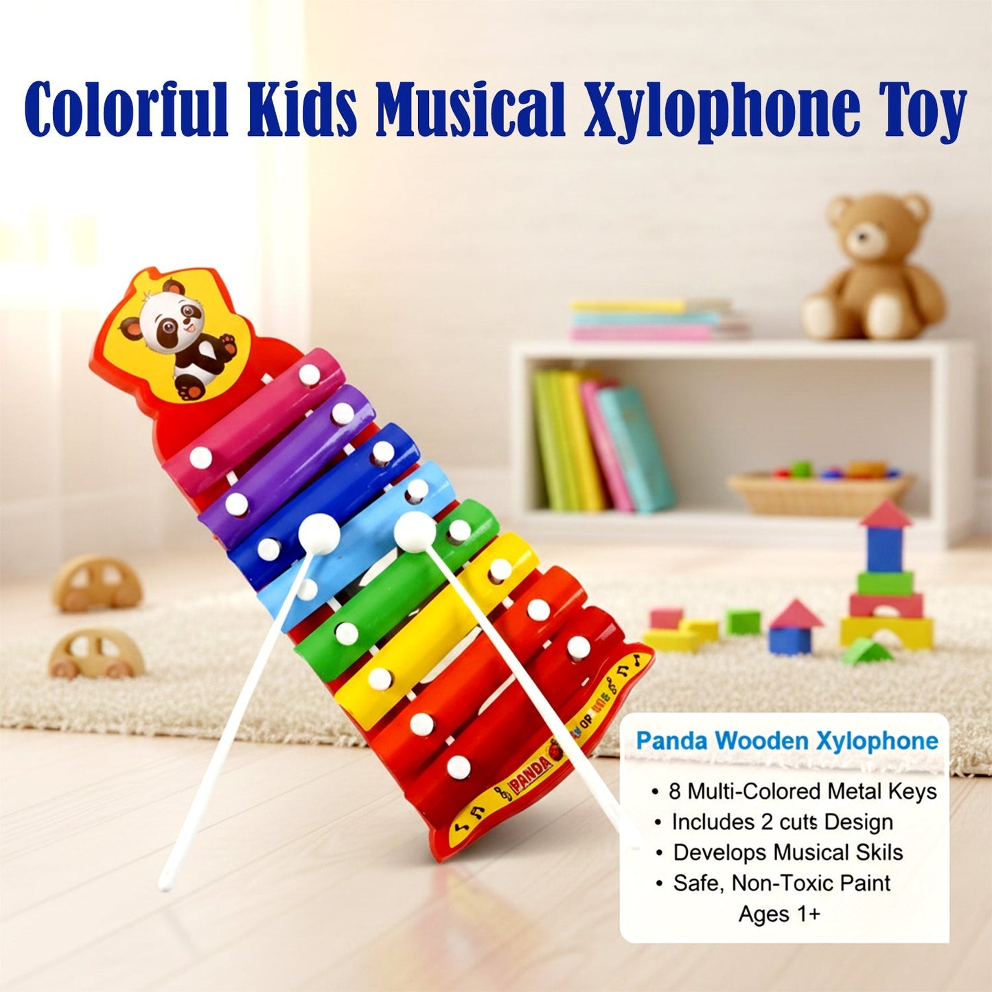 Colorful Kids Musical Xylophone Toy The Morsignaturekarts