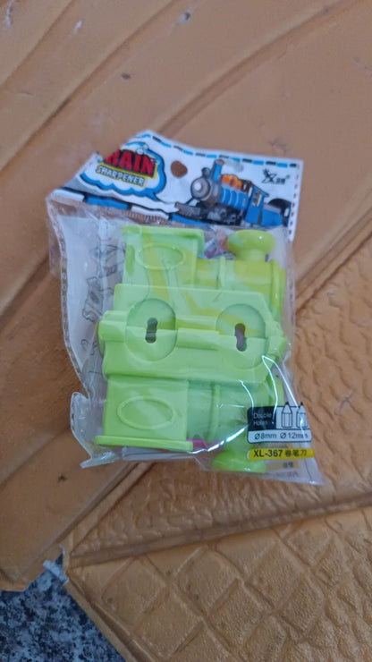 Train Double Hole Pencil Sharpener (1 Pc) Signature kart