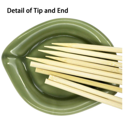Natural Bamboo Wooden Skewers / BBQ Sticks for Barbeque and Grilling signaturekarts