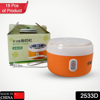 Electronic Automatic Yogurt Maker Machine with Plastic Container for Home Use signaturekarts