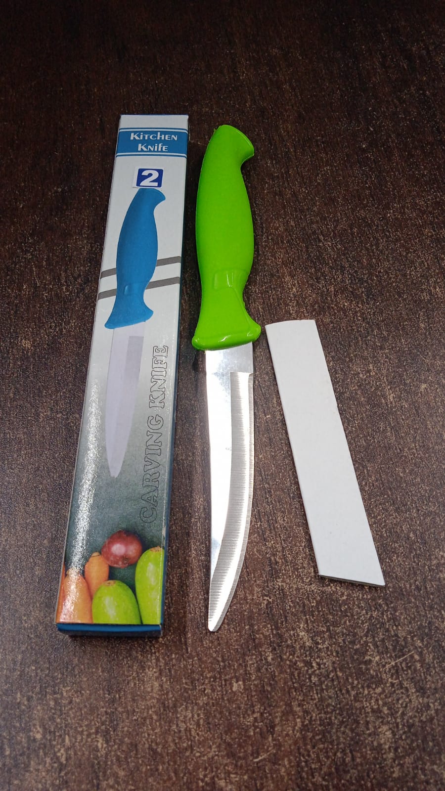Heavy-Duty Stainless Steel Kitchen Knife with Ergonomic Handle (1 Pc) Signature Kart