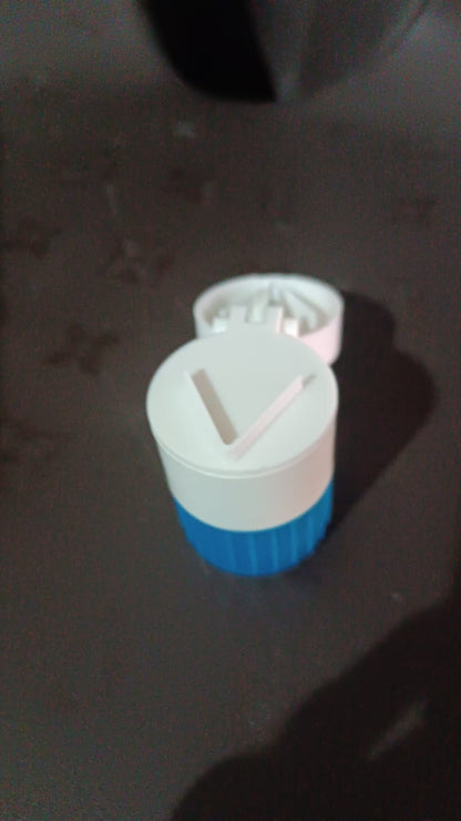 4-in-1 Medicine Cutter, Crusher, Storage Box for Pills Your Brand