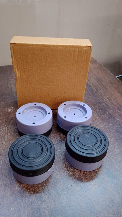 Round Washing Machine Support Pad (4 Pcs Set) Signature kart
