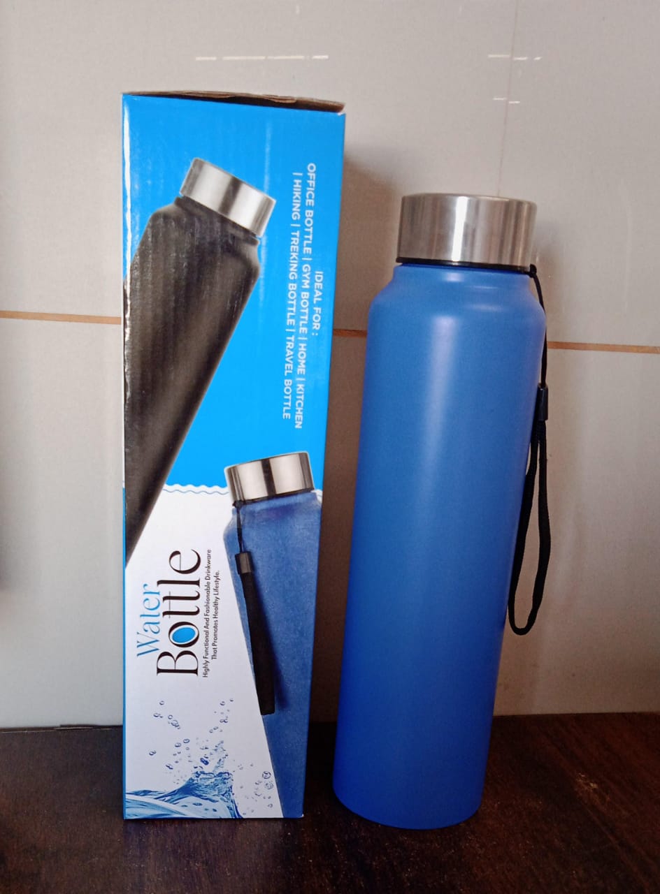 Stainless Steel Double Wall Vacuum-Insulated Drink Water Bottle (1000 ML) Signature kart