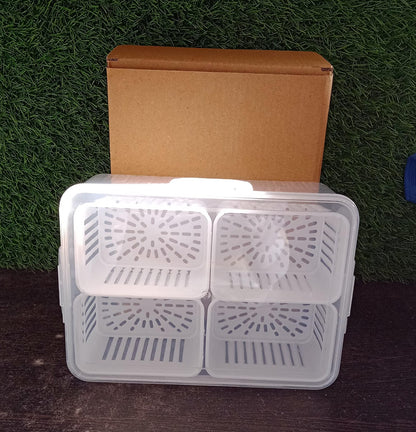 Fridge Storage Box – Freezer & Kitchen Organizer for Vegetables & Food (1 Pc) signaturekarts