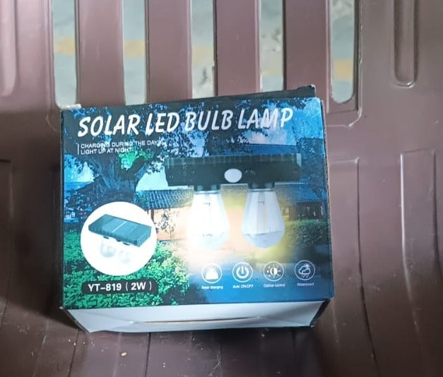 Solar Double LED Bulb Lamp YT-819- 2W (1 Pc) Signaturekarts